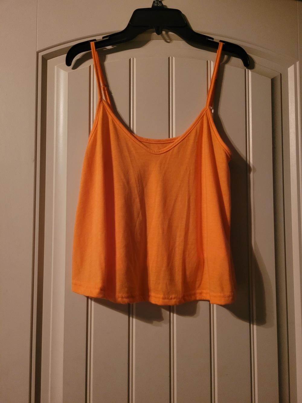 Women’s Orange Spaghetti Strap Tank Top